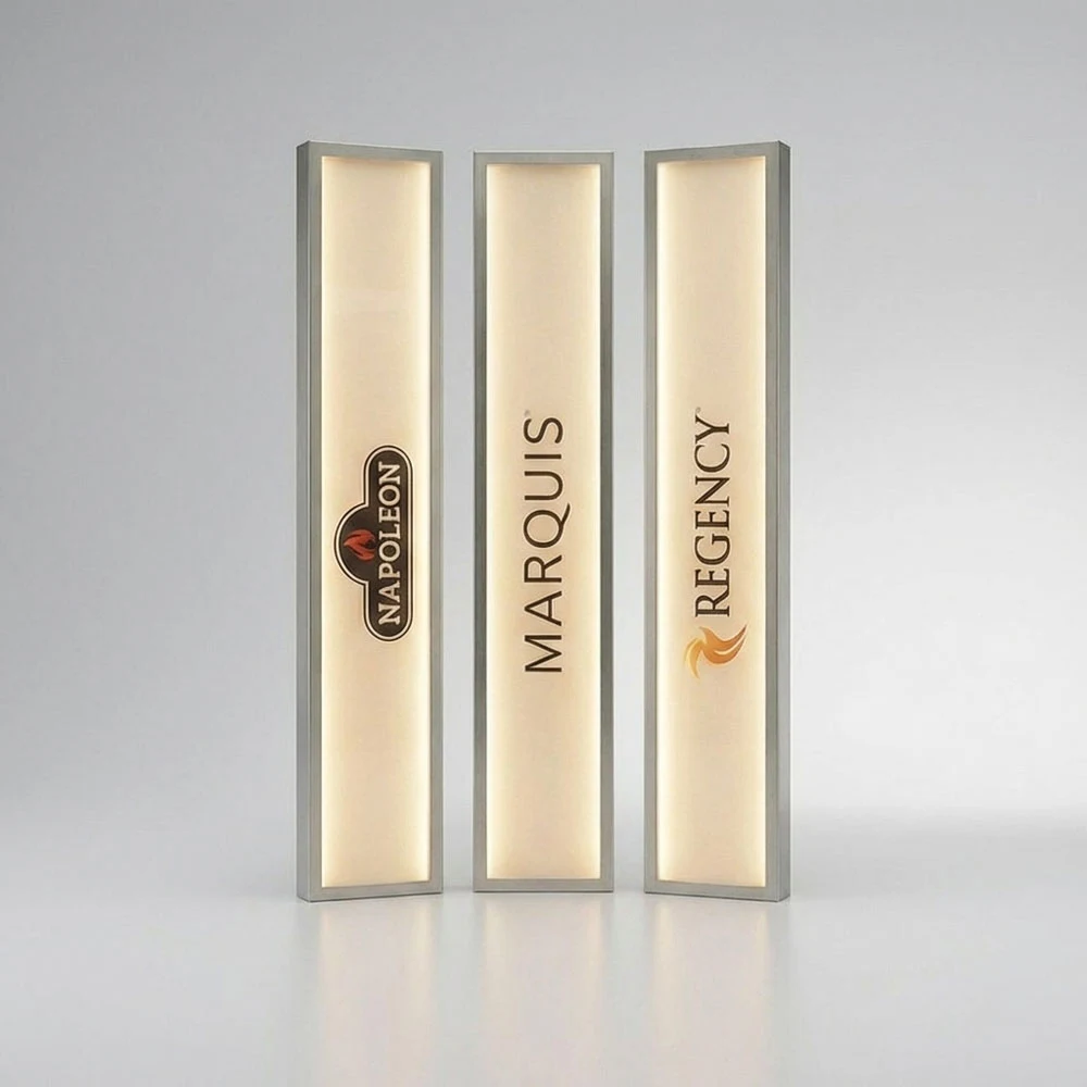 Napoleon, Marquis and Regency fireplaces — Direct Air Systems showroom